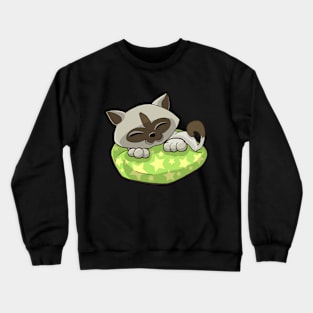 Sleeping Cat Crewneck Sweatshirt